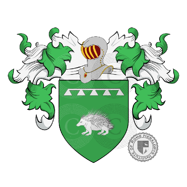 Coat of arms of family Pineri