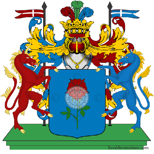 Coat of arms of family Rovario