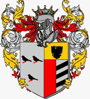 Coat of arms of family Saccheo
