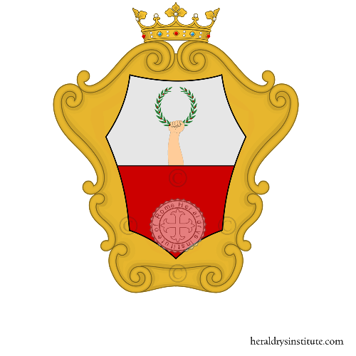 Coat of arms of family  - ref:3640