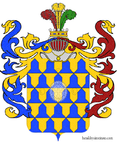 Coat of arms of family afflitto - ref:3868