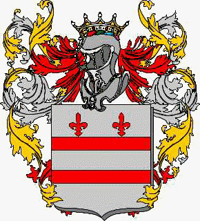 Coat of arms of family Pieri Del Rosso