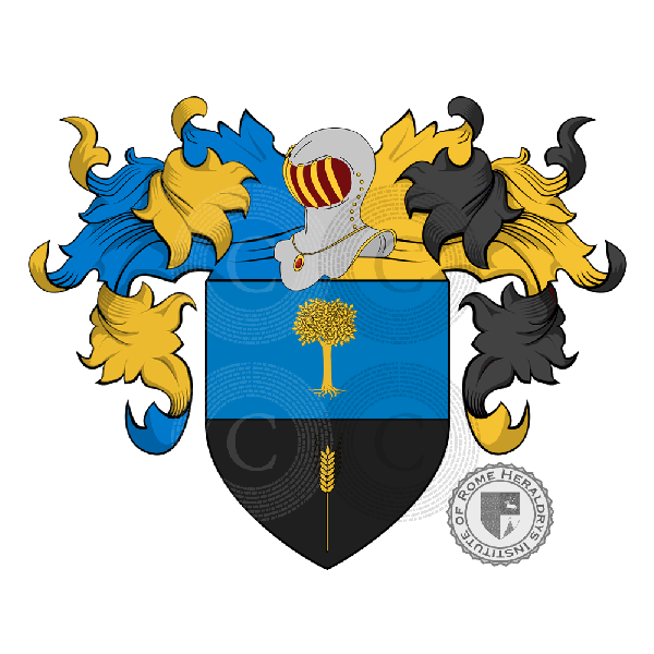 Coat of arms of family Cagliarini