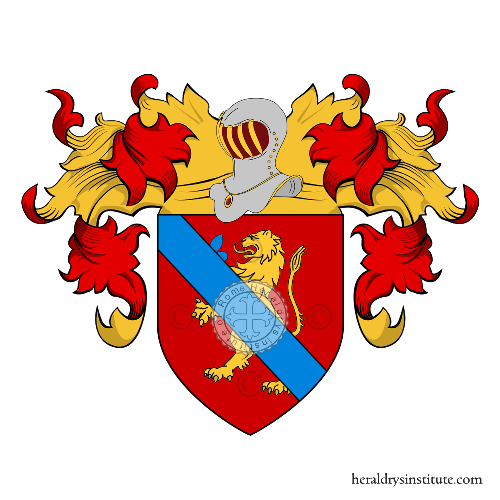 Coat of arms of family Tettoni