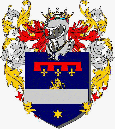 Coat of arms of family Aretano