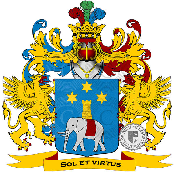Coat of arms of family Doppieri