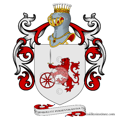 Coat of arms of family Antonino Giovanni Giuseppe Rotilio   ref: 883400