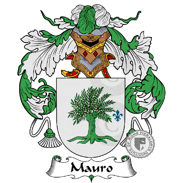 Coat of arms of family Mauro