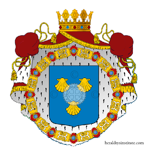 Coat of arms of family Bisacco