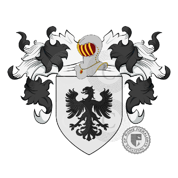 Coat of arms of family Acquarone