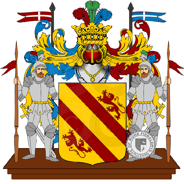 Coat of arms of family amalfitani