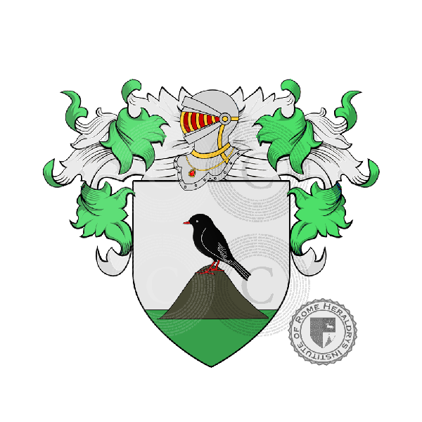Coat of arms of family Cozza