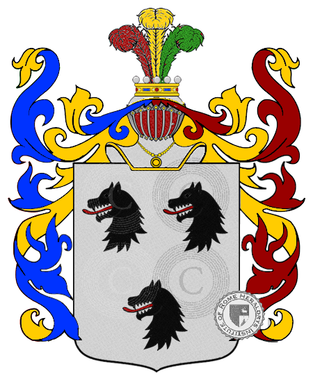 Coat of arms of family binetti