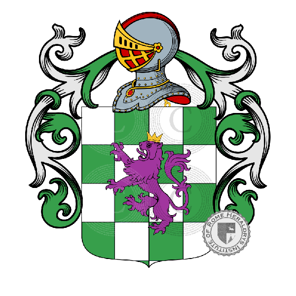 Coat of arms of family Zandonà