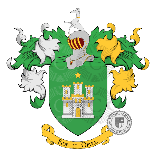 Coat of arms of family Castro