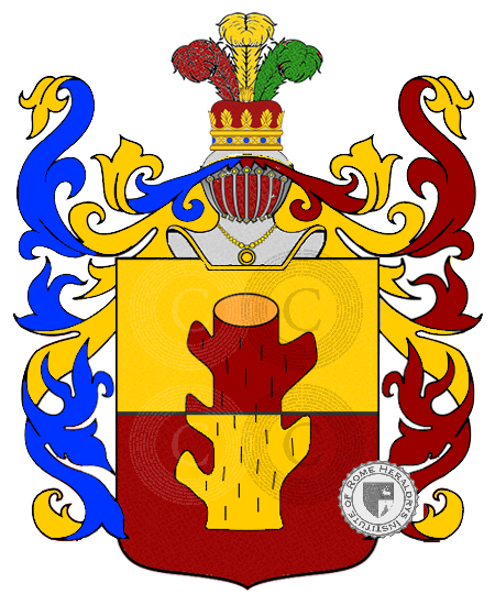 Coat of arms of family lo boscodel bosco
