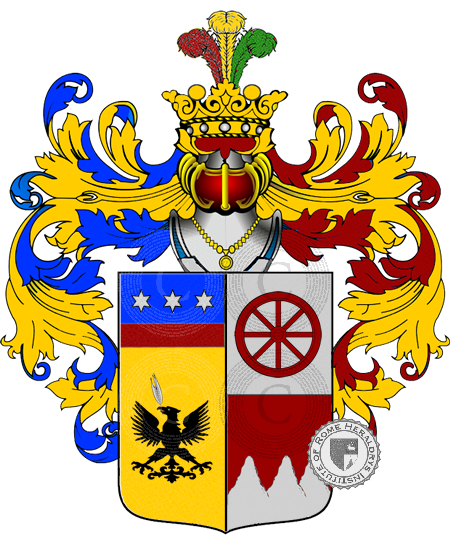 Wappen der Familie arisi rota
