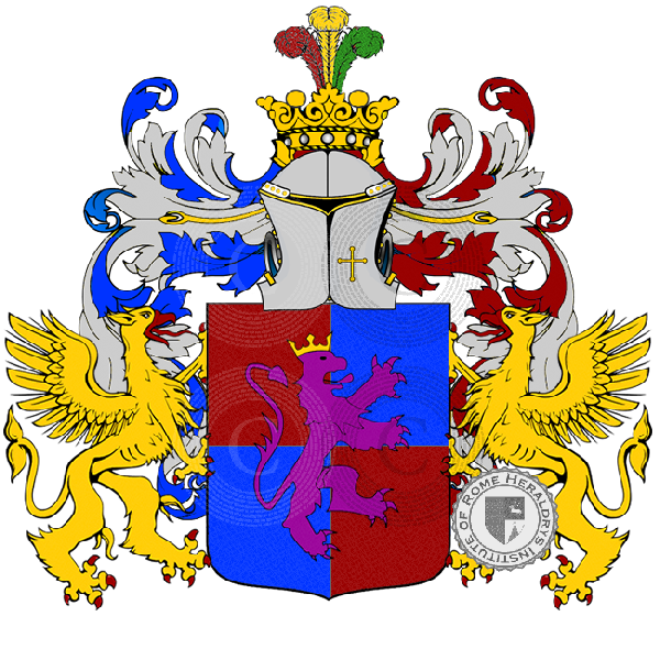 Coat of arms of family miniussi