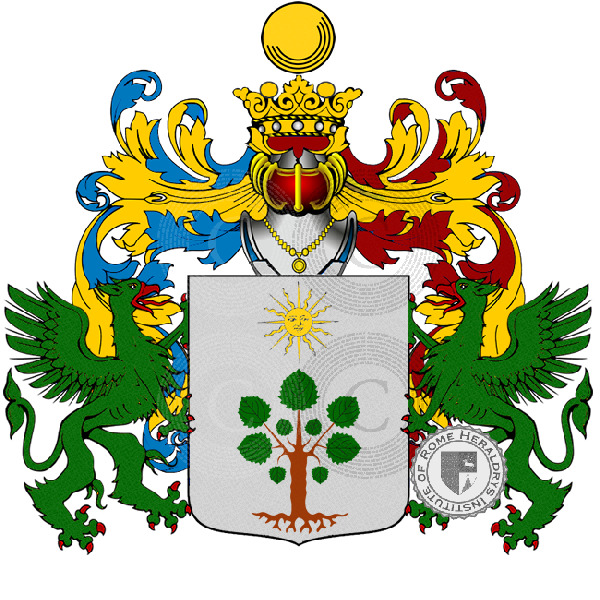 Coat of arms of family popoli
