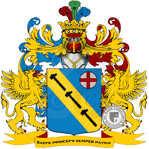 Coat of arms of family fabbroni