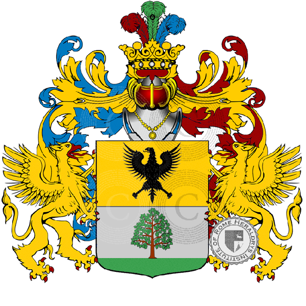 Coat of arms of family rampinelli