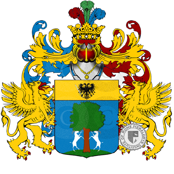 Coat of arms of family trombi