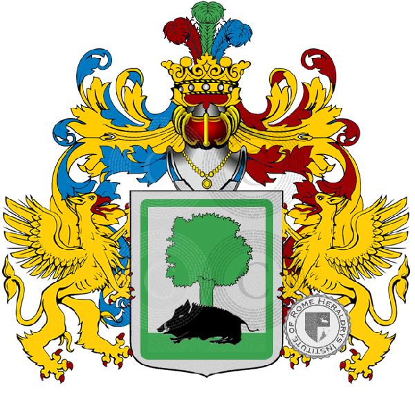 Coat of arms of family repossi