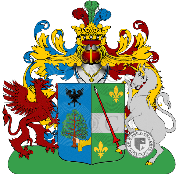 Coat of arms of family mancini - rimini