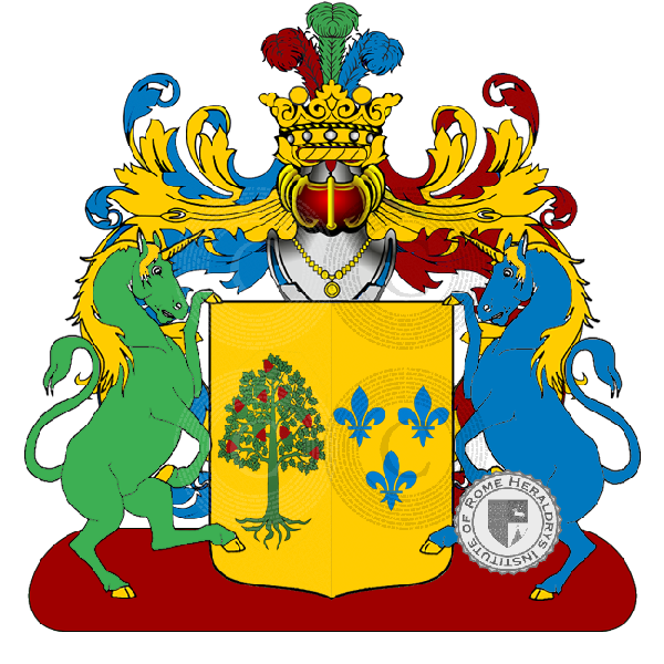 Wappen der Familie macias olvera