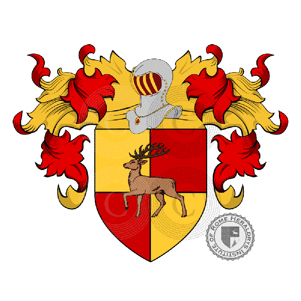 Coat of arms of family Cavalera