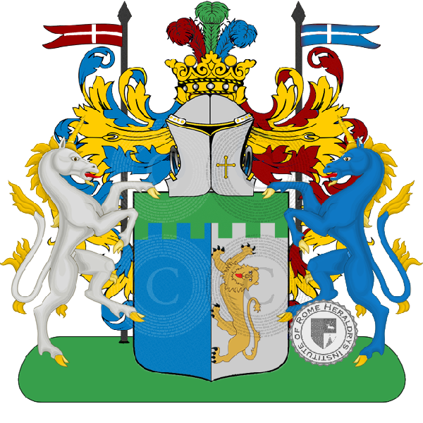 Coat of arms of family cavaliere
