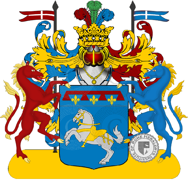 Coat of arms of family sisini