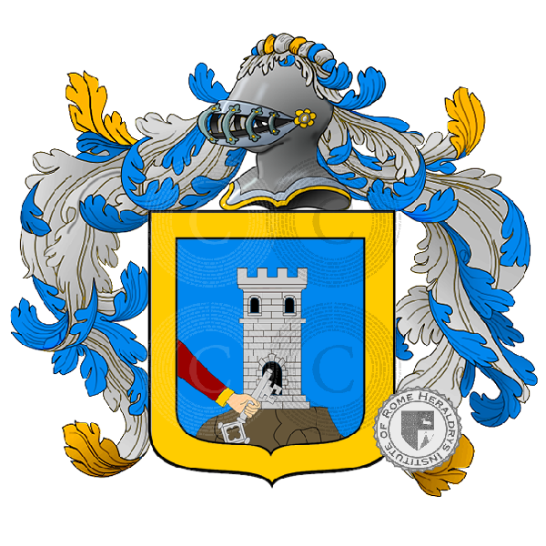 Coat of arms of family bresciani