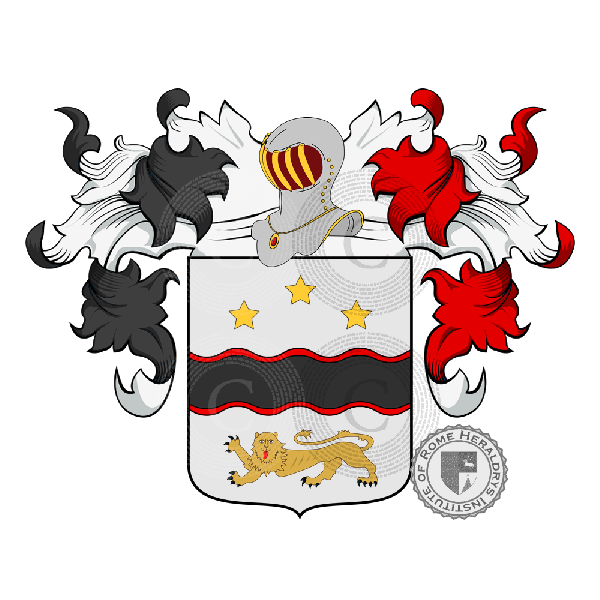 Coat of arms of family Gelain