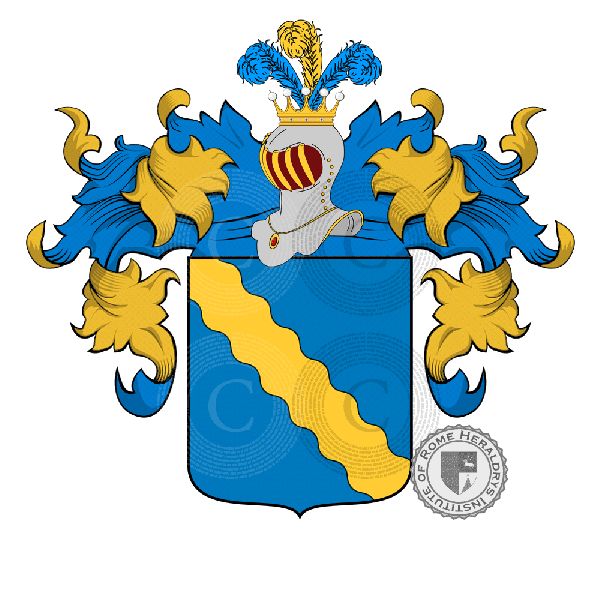 Coat of arms of family Marcello