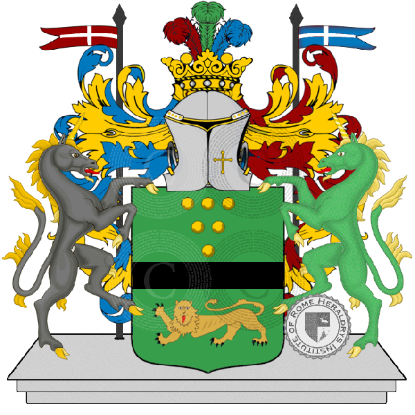 Coat of arms of family Temporin