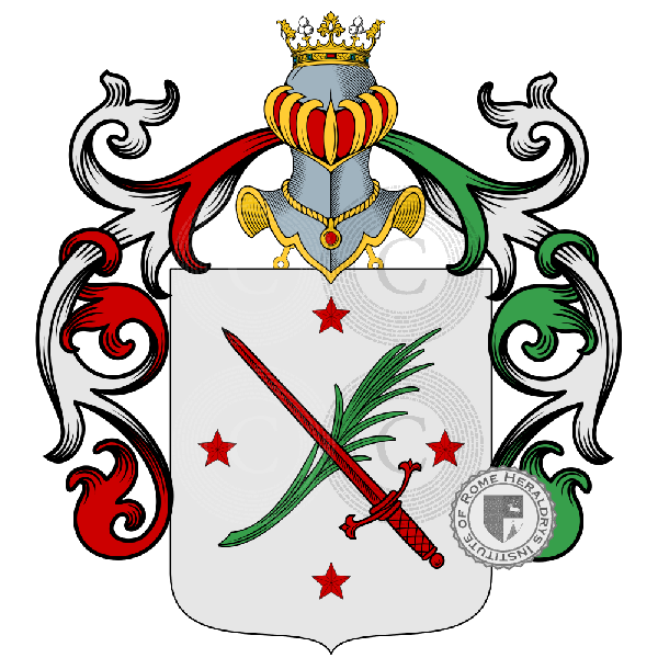 Coat of arms of family Adinolfi