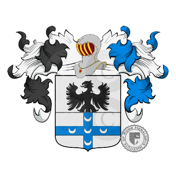Escudo de la familia Lucentini, Lucente o Lucento