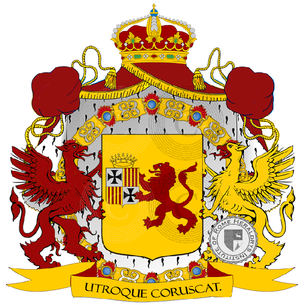 Coat of arms of family Milana o  Milano Franco D