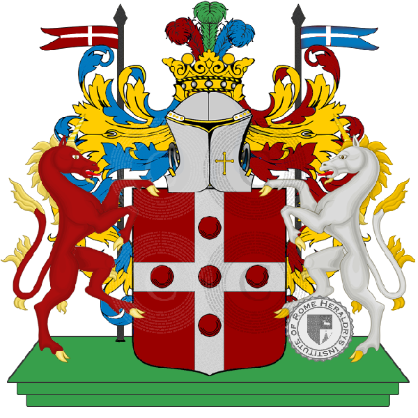 Coat of arms of family Ortensi