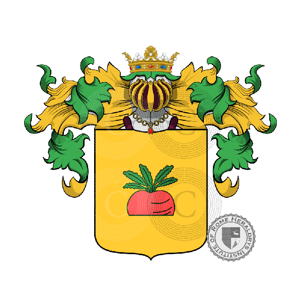Coat of arms of family cauzzi
