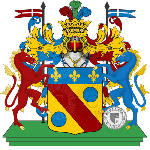 Coat of arms of family baldassarri