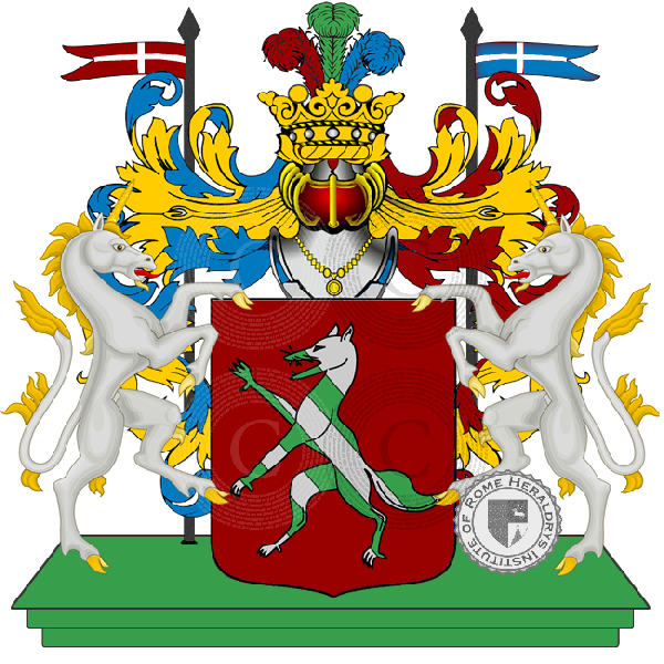 Coat of arms of family pagello