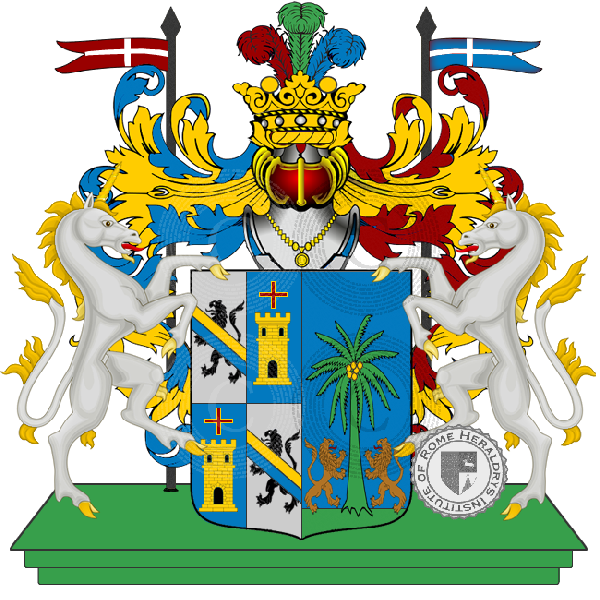 Coat of arms of family lunghi palmieri