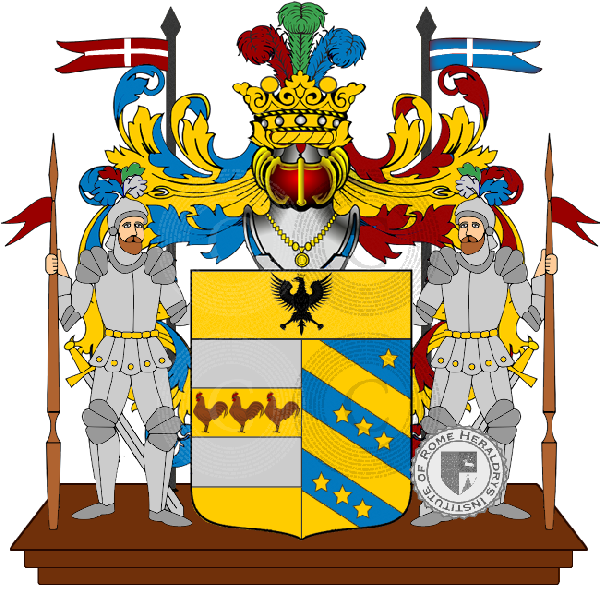 Coat of arms of family pollastri