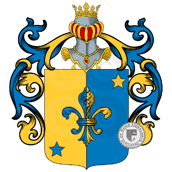 Coat of arms of family Zavagli