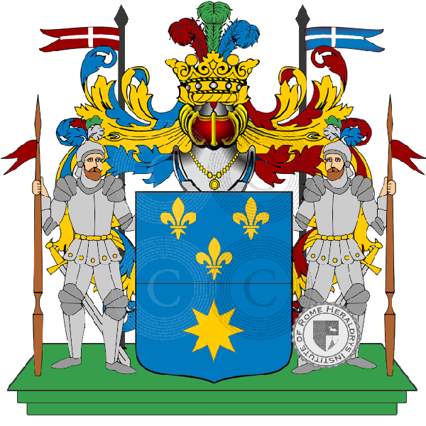 Coat of arms of family de petricioli