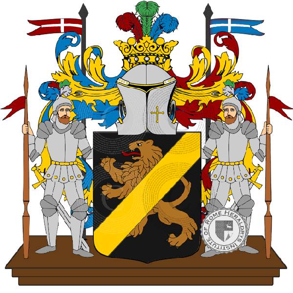 Coat of arms of family pentenero