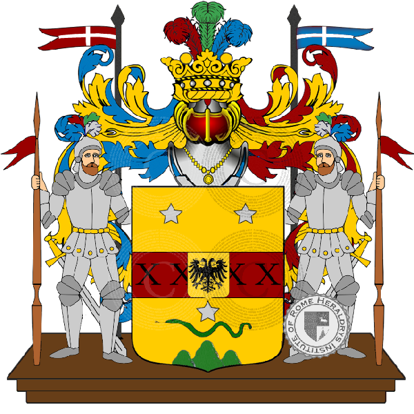 Coat of arms of family quaranta