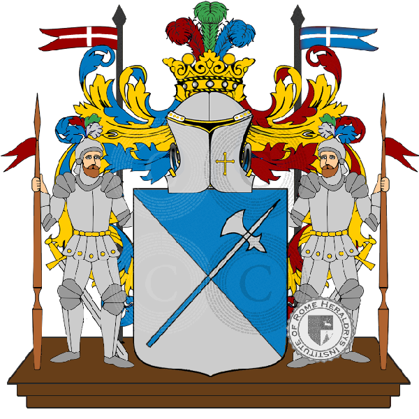 Coat of arms of family carsaniga